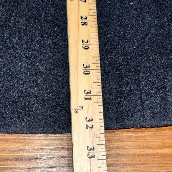 London Fog wool blend pea coat medium black gray button down winter outdoors - Picture 7 of 12